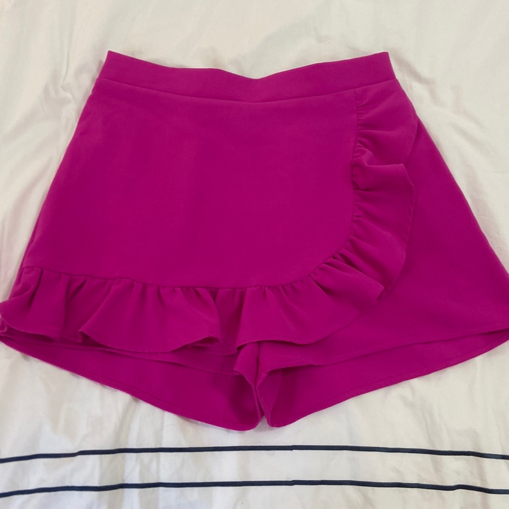Magenta TCEC Ruffle Skort
